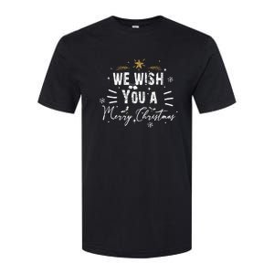 We Wish You A Merry Christmas Softstyle CVC T-Shirt