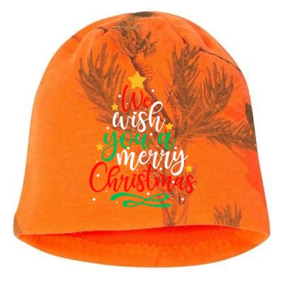 We Wish You A Merry Christmas Xmas Pajama Holiday Boy Girl Cute Gift Kati - Camo Knit Beanie