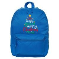 We Wish You A Merry Christmas Xmas Pajama Holiday Boy Girl Cute Gift 16 in Basic Backpack