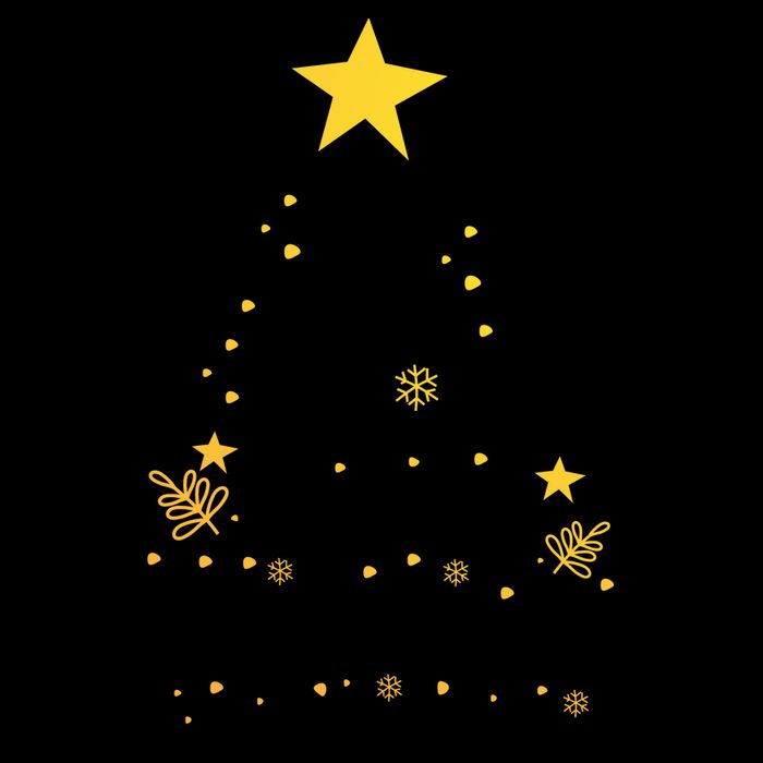 We Wish You A Merry Christmas And Happy New Year Star Tree Mug