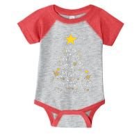 We Wish You A Merry Christmas And Happy New Year Star Tree Infant Baby Jersey Bodysuit