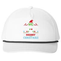 We Wish You A Merry Christmas Snapback Five-Panel Rope Hat