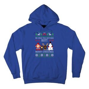 We Wish You Nothing Butt Merry Christmas Funny Santa Butt Cute Gift Tall Hoodie