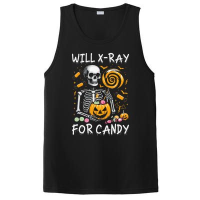 Will Xray For Candy Cute Halloween Skeleton Candy Radiology Gift PosiCharge Competitor Tank