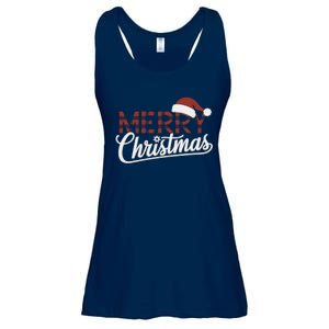 Winter Xmas Snowman Santa Claus Reindeer Merry Christmas Ladies Essential Flowy Tank