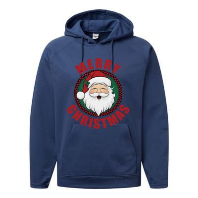 Winter Xmas Snowman Santa Claus Reindeer Merry Christmas Performance Fleece Hoodie