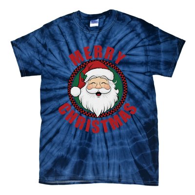 Winter Xmas Snowman Santa Claus Reindeer Merry Christmas Tie-Dye T-Shirt