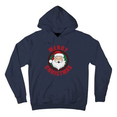 Winter Xmas Snowman Santa Claus Reindeer Merry Christmas Tall Hoodie