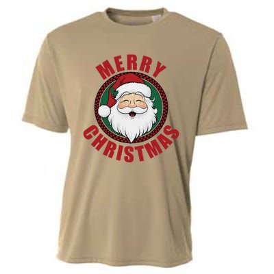 Winter Xmas Snowman Santa Claus Reindeer Merry Christmas Cooling Performance Crew T-Shirt