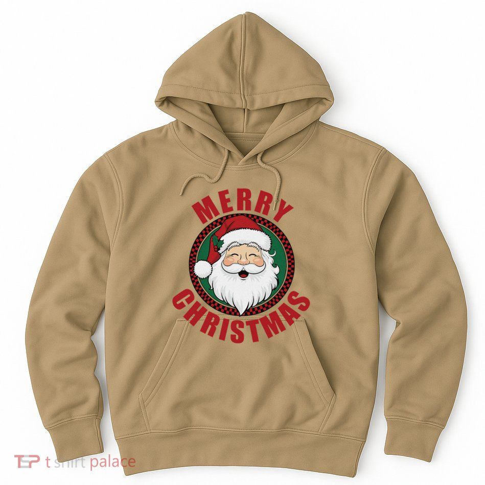 Winter Xmas Snowman Santa Claus Reindeer Merry Christmas Hoodie