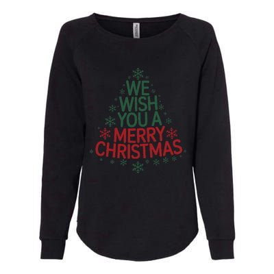 Winter Xmas Snowman Santa Claus Reindeer Merry Christmas Womens California Wash Sweatshirt