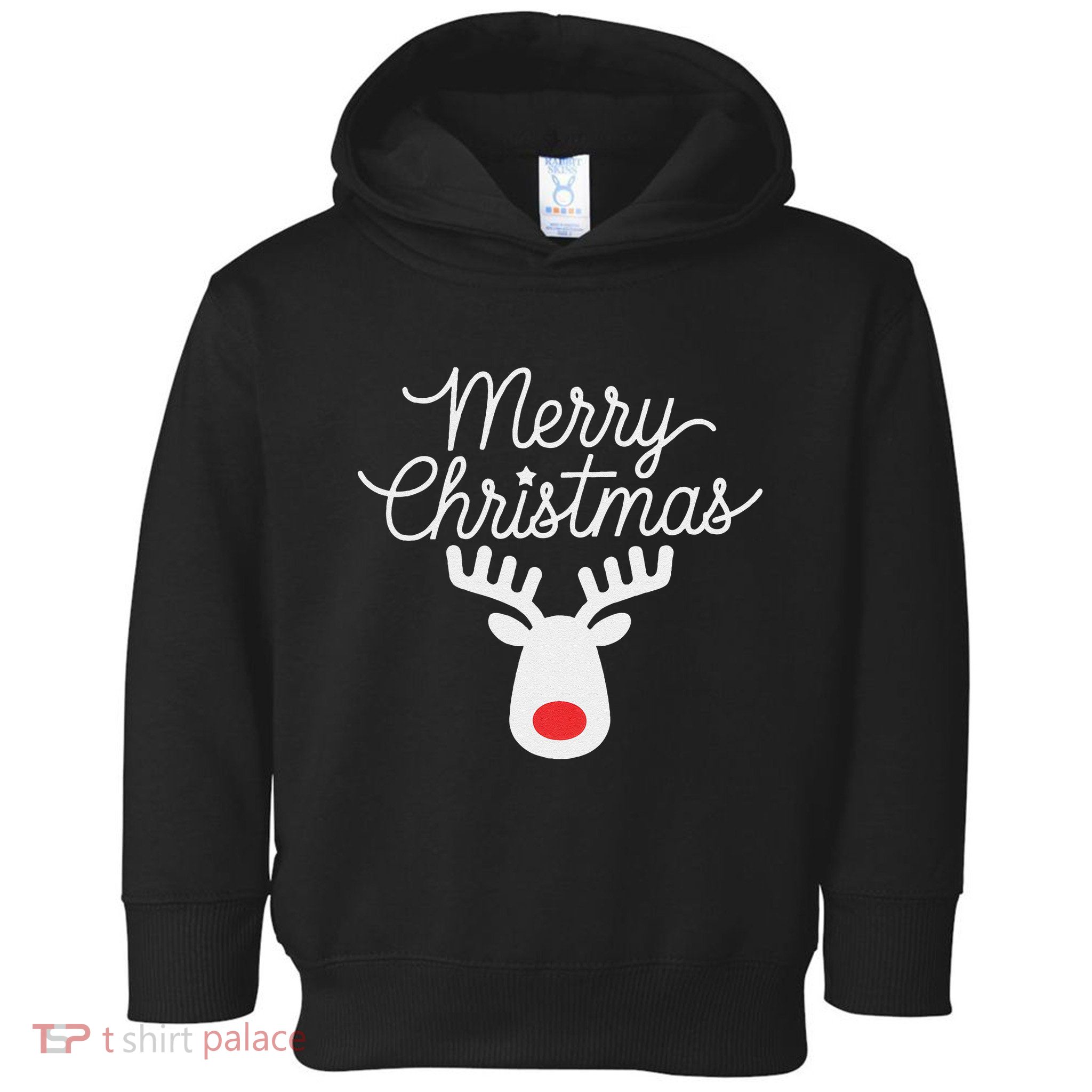 Winter Xmas Snowman Merry Christmas Santa Claus Reindeer Toddler Hoodie