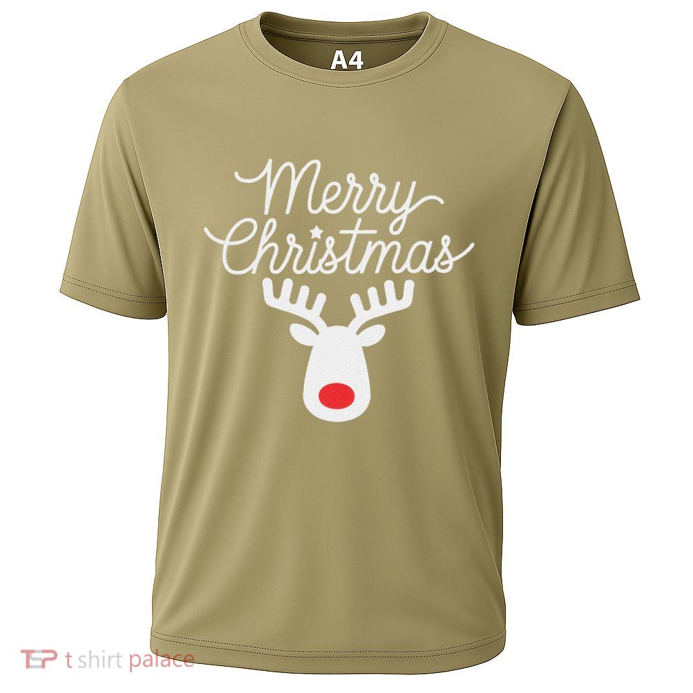 Winter Xmas Snowman Merry Christmas Santa Claus Reindeer Performance Shirt