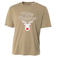 Winter Xmas Snowman Merry Christmas Santa Claus Reindeer Cooling Performance Crew T-Shirt