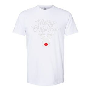 Winter Xmas Snowman Merry Christmas Santa Claus Reindeer Softstyle CVC T-Shirt