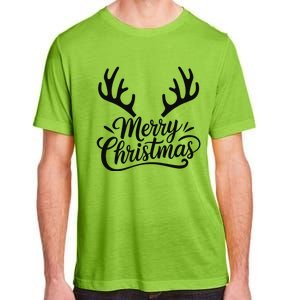 Winter Xmas Snowman Merry Christmas Santa Claus Reindeer Adult ChromaSoft Performance T-Shirt