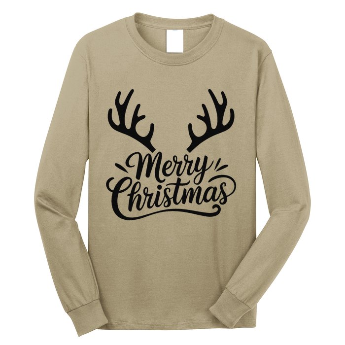 Winter Xmas Snowman Merry Christmas Santa Claus Reindeer Long Sleeve Shirt