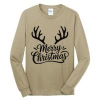 Winter Xmas Snowman Merry Christmas Santa Claus Reindeer Tall Long Sleeve T-Shirt