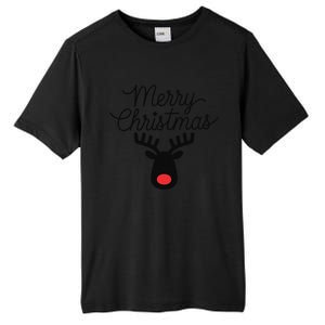 Winter Xmas Snowman Merry Christmas Santa Claus Reindeer Tall Fusion ChromaSoft Performance T-Shirt