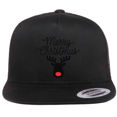 Winter Xmas Snowman Merry Christmas Santa Claus Reindeer Flatbill Hat