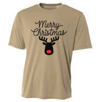 Winter Xmas Snowman Merry Christmas Santa Claus Reindeer Cooling Performance Crew T-Shirt