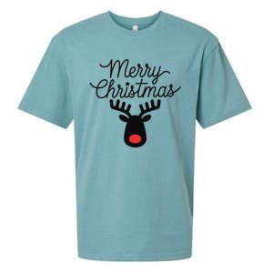 Winter Xmas Snowman Merry Christmas Santa Claus Reindeer Sueded Cloud Jersey T-Shirt