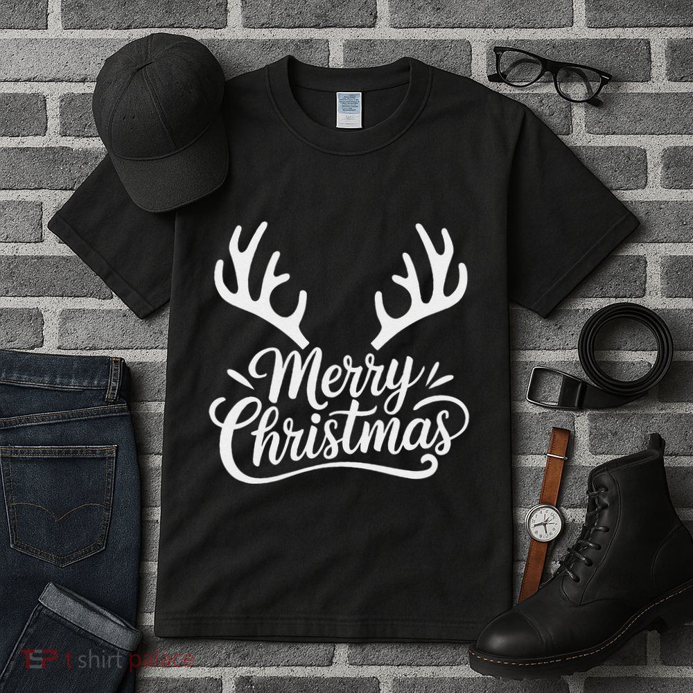 Winter Xmas Snowman Merry Christmas Santa Claus Reindeer Tall T-Shirt