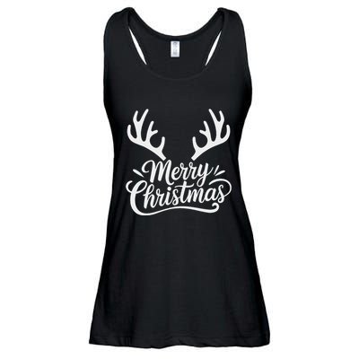 Winter Xmas Snowman Merry Christmas Santa Claus Reindeer Ladies Essential Flowy Tank