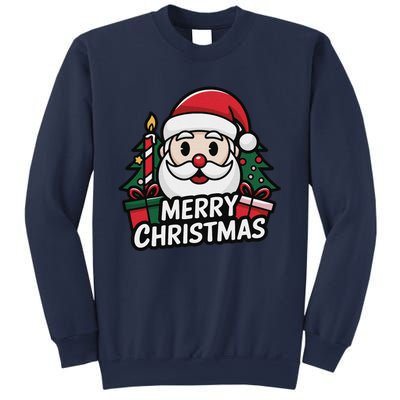 Winter Xmas Snowman Santa Claus Reindeer Merry Christmas Sweatshirt