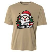 Winter Xmas Snowman Santa Claus Reindeer Merry Christmas Cooling Performance Crew T-Shirt