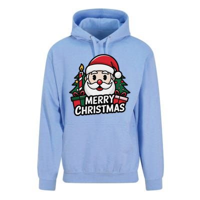 Winter Xmas Snowman Santa Claus Reindeer Merry Christmas Unisex Surf Hoodie