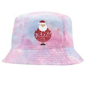 Winter Xmas Snowman Santa Claus Reindeer Merry Christmas Tie-Dyed Bucket Hat