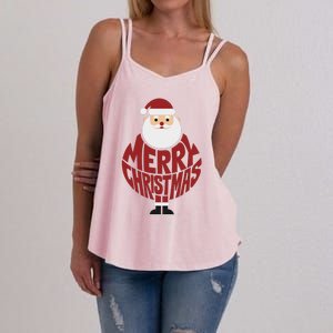 Winter Xmas Snowman Santa Claus Reindeer Merry Christmas Women's Strappy Tank