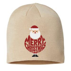 Winter Xmas Snowman Santa Claus Reindeer Merry Christmas Sustainable Beanie