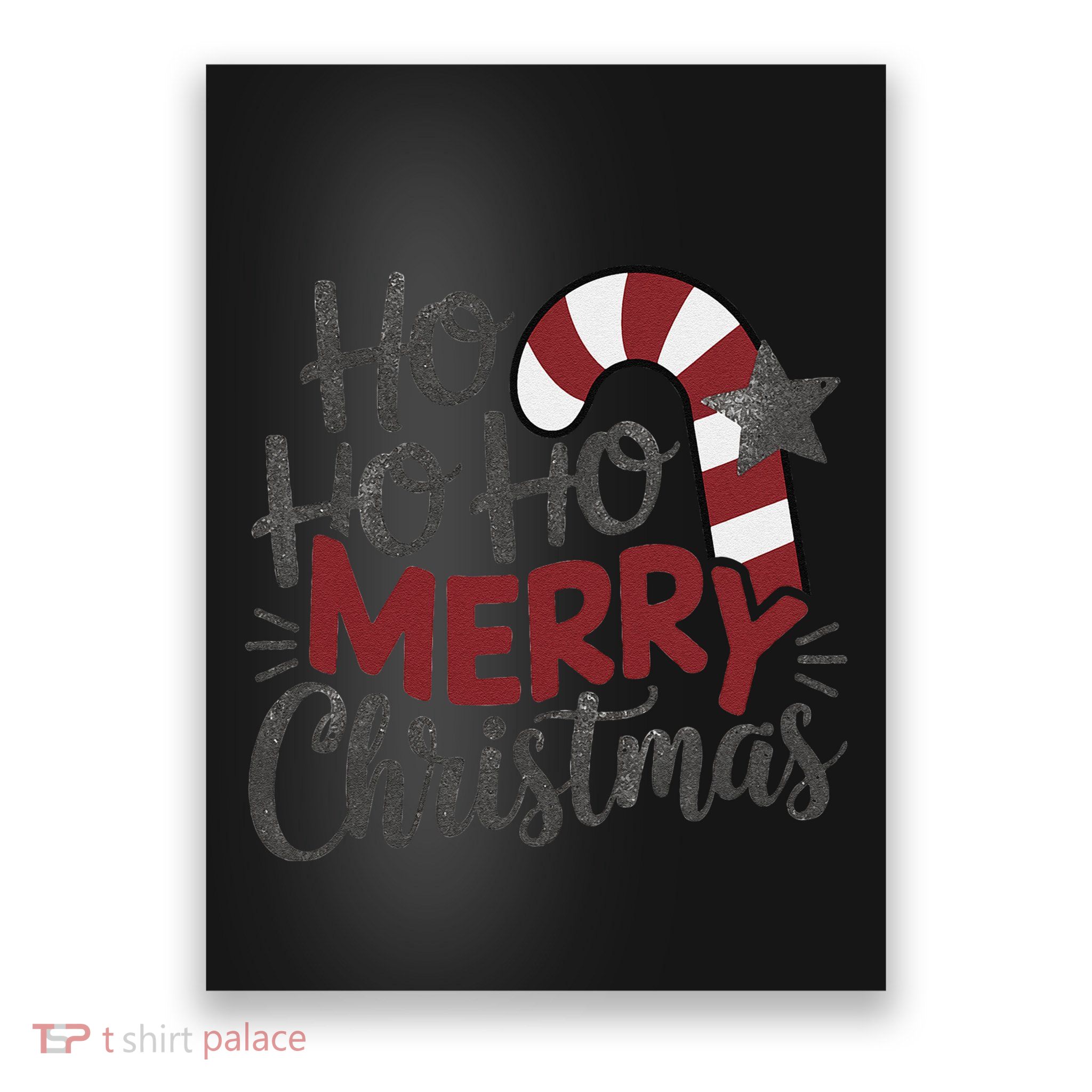Winter Xmas Snowman Santa Claus Reindeer Merry Christmas Poster