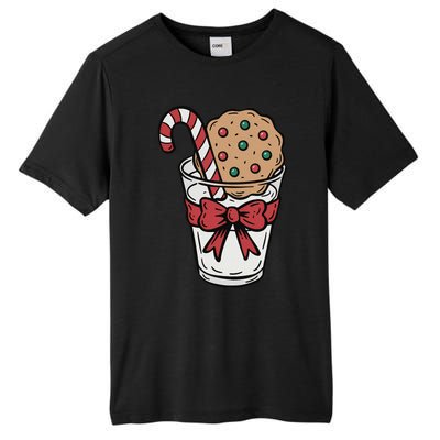 Winter Xmas Snowman Santa Claus Reindeer Merry Christmas Tall Fusion ChromaSoft Performance T-Shirt