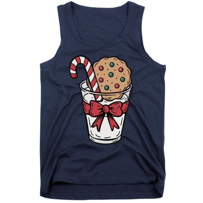 Winter Xmas Snowman Santa Claus Reindeer Merry Christmas Tank Top