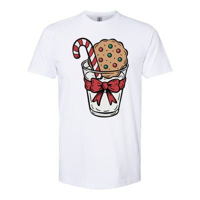 Winter Xmas Snowman Santa Claus Reindeer Merry Christmas Softstyle CVC T-Shirt