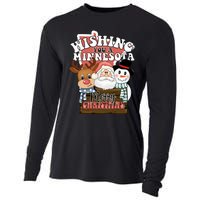 Wishing You A Minnesota Merry Christmas Long Sleeve Cooling Performance Long Sleeve Crew