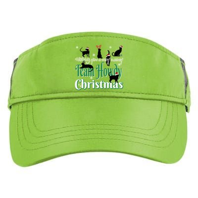 Wishing You A Very Meowy Team Howdy Christmas Gift Adult Drive Performance Visor