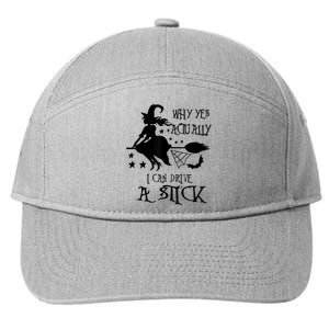 Why Yes Actually I Can Drive A Stick Funny Halloween 7-Panel Snapback Hat