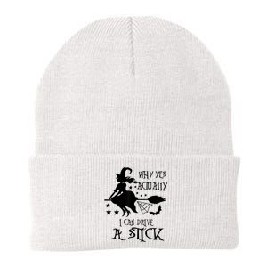 Why Yes Actually I Can Drive A Stick Funny Halloween Knit Cap Winter Beanie