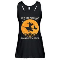 Why Yes Actually I Can Drive A Stick Vintage Ladies Essential Flowy Tank