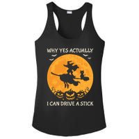 Why Yes Actually I Can Drive A Stick Vintage Ladies PosiCharge Competitor Racerback Tank