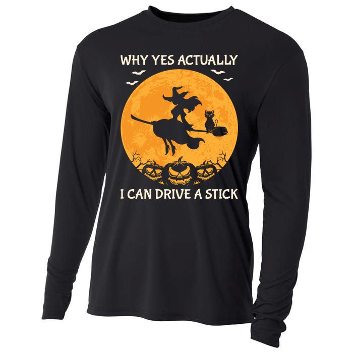 Why Yes Actually I Can Drive A Stick Vintage Cooling Performance Long Sleeve Crew