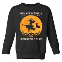 Why Yes Actually I Can Drive A Stick Vintage Toddler Sweatshirt