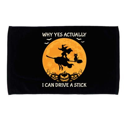 Why Yes Actually I Can Drive A Stick Vintage Microfiber Hand Towel