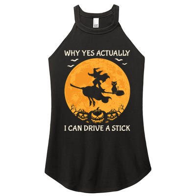 Why Yes Actually I Can Drive A Stick Vintage Women's Perfect Tri Rocker Tank