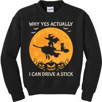 Why Yes Actually I Can Drive A Stick Vintage Kids Sweatshirt