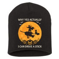 Why Yes Actually I Can Drive A Stick Vintage Short Acrylic Beanie